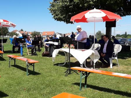 Impressionen: Unser ökum. Gottesdienst auf dem Camping Panorama in Altnau