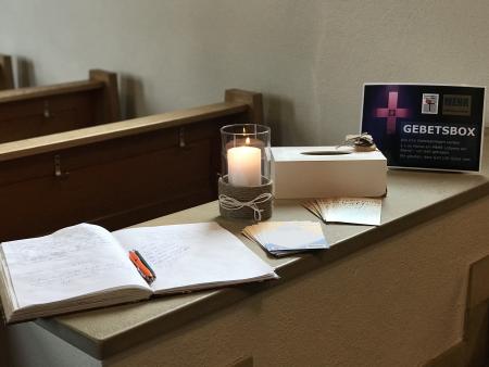 NEU - Ihre Gebetsanliegen - Ab in die Box